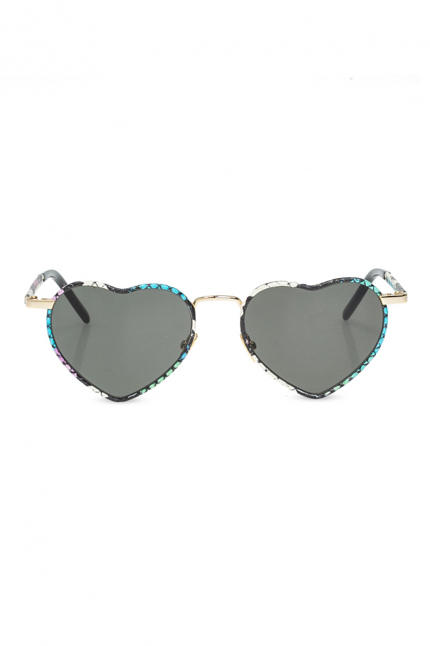 Saint Laurent ‘SL 301 Loulou’ sunglasses with logo